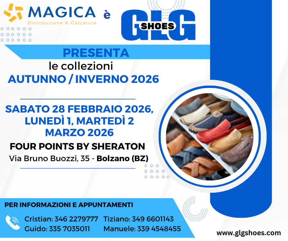 Locandina evento Glg Shoes a Bolzano (BZ)